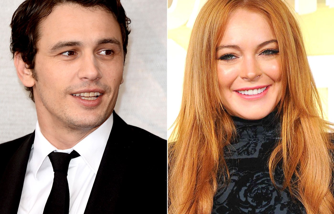 James Franco and Lindsay Lohan