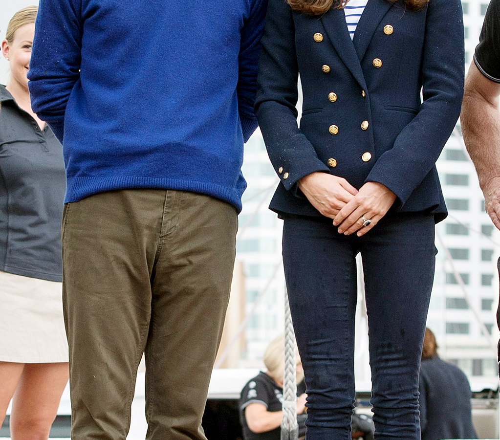 Prince William and Kate Middleton on April 11, 2014 in New Zealand