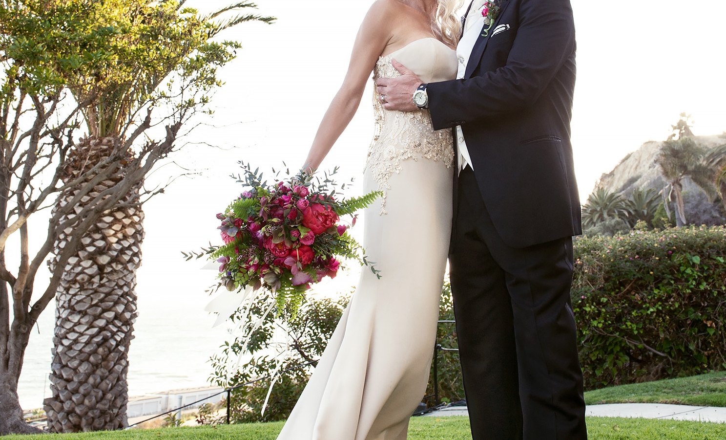 Taylor Armstrong and John Bluher on their wedding day