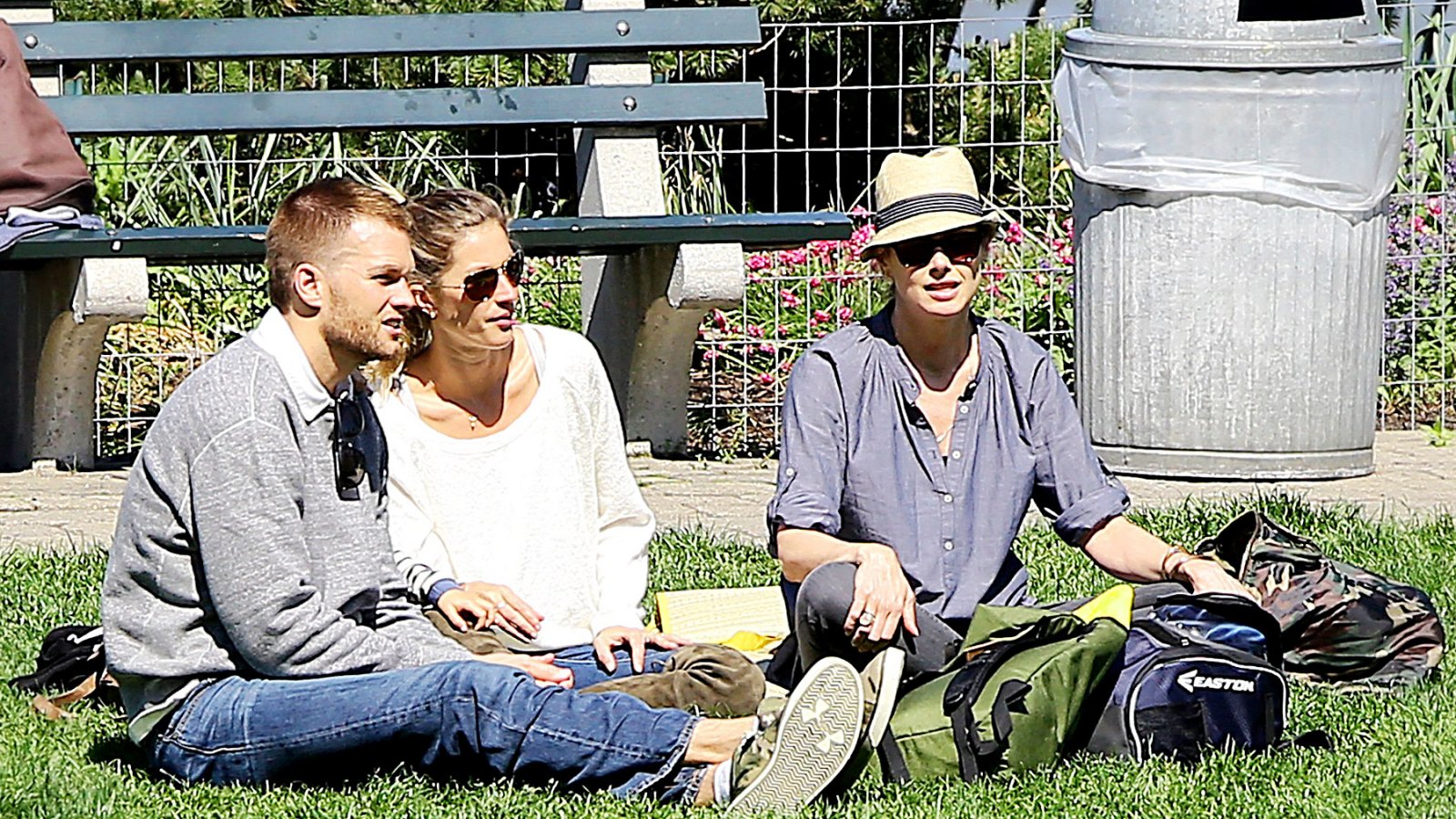Tom Brady, Gisele Bundchen and Bridget Moynahan on May 18, 2014