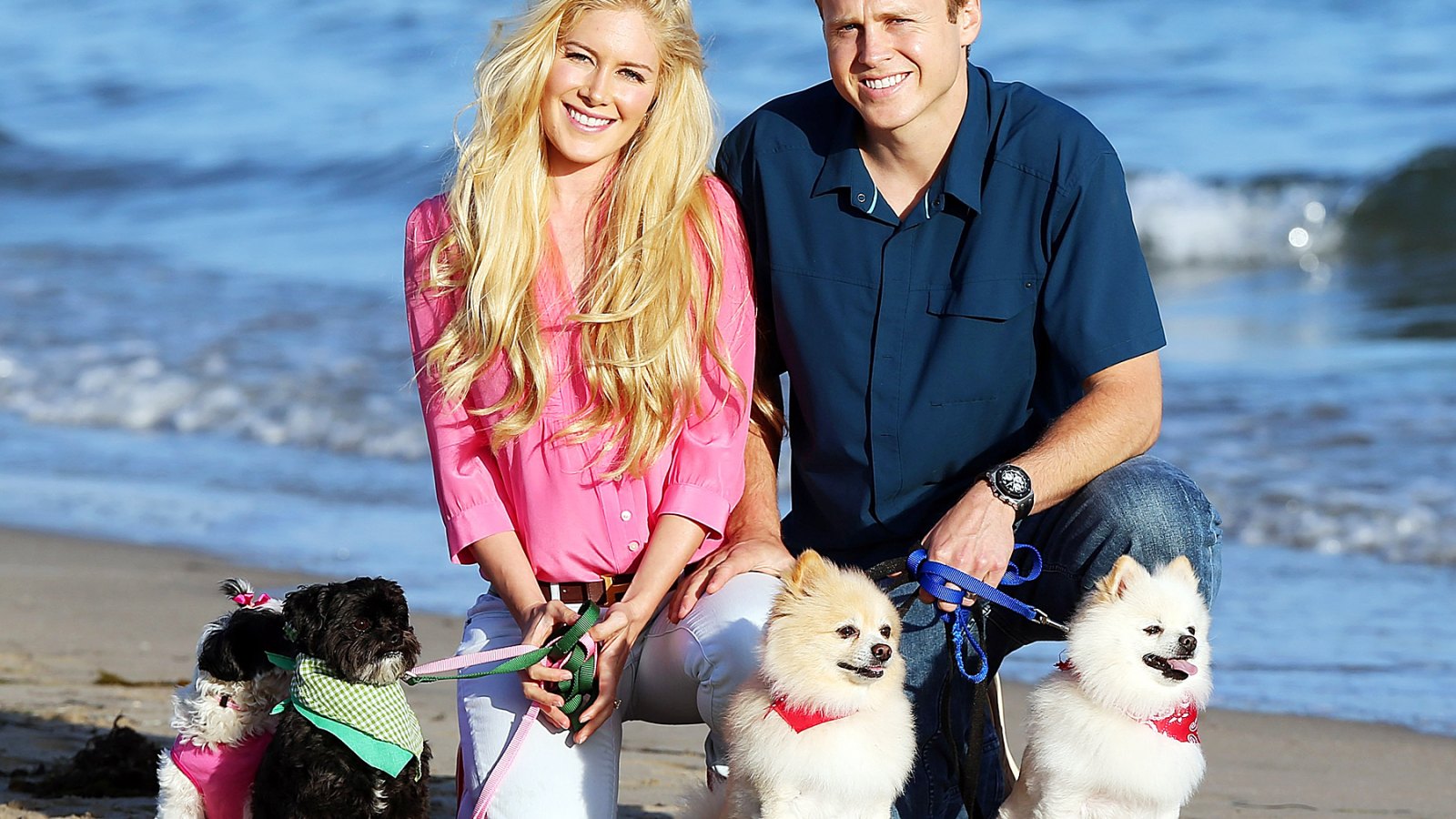 Heidi Montag, Spencer Pratt and their four dogs