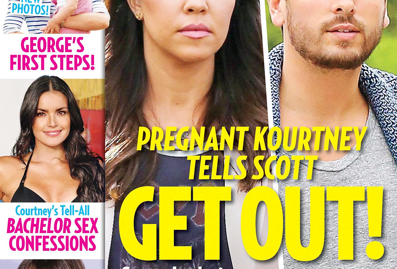 Pregnant Kourtney Kardashian and Scott Disick are fighting