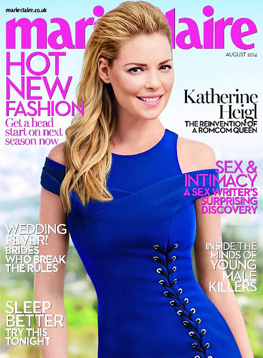 Katherine Heigl on the cover of Marie Claire