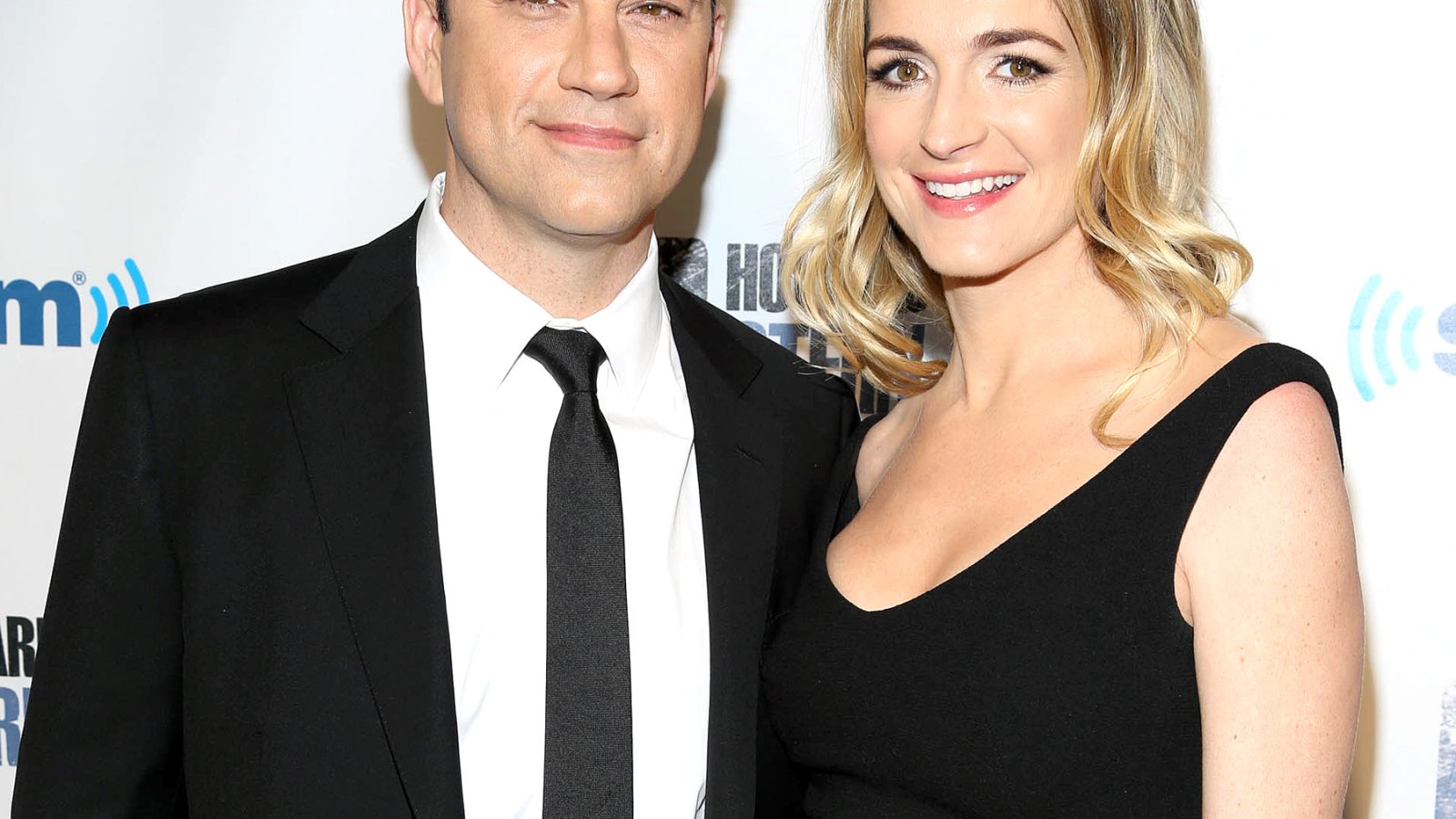 Jimmy Kimmel and Molly McNearney at Howard Stern's birthday party