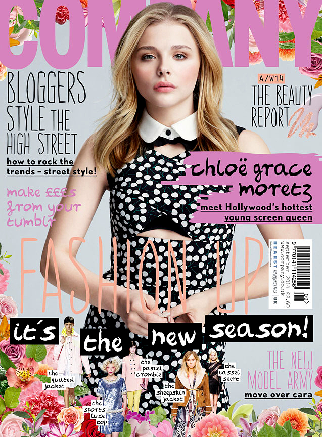 Chloe Grace Moretz on the cover of Company Magazine