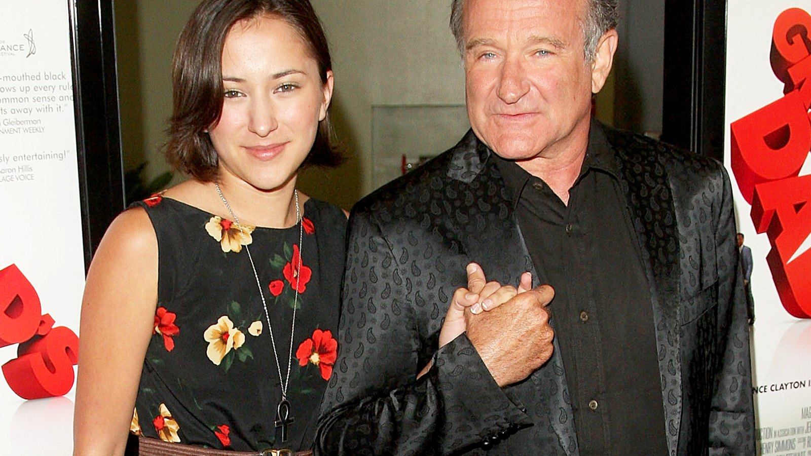 Robin Williams and his daughter Zelda