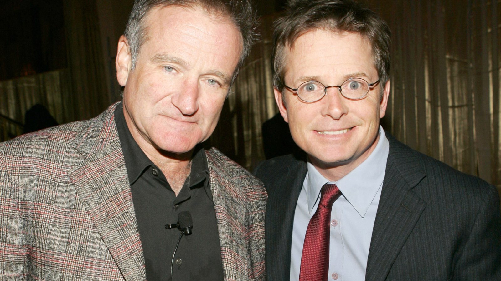 Robin Williams and Michael J. Fox