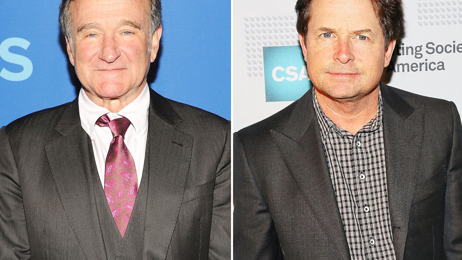 Robin Williams and Michael J. Fox