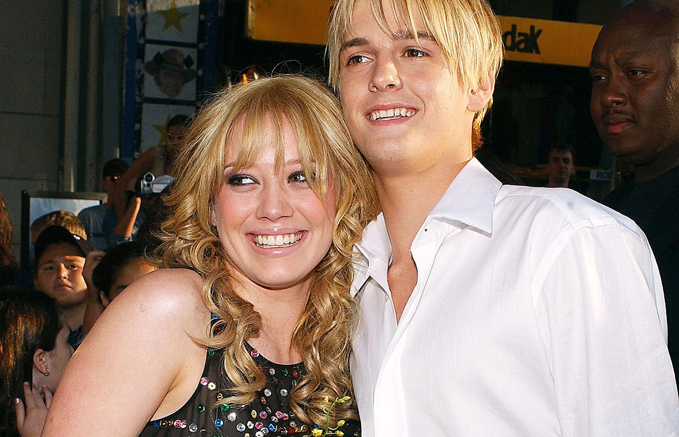Hilary Duff and Aaron Carter