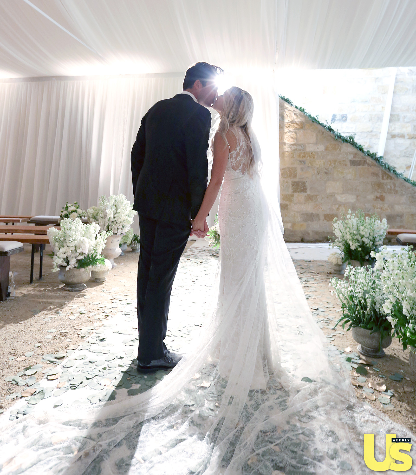 Lauren Conrad Kisses William Tell in Gorgeous Wedding Photo