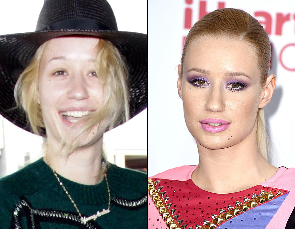 Iggy Azalea without makeup at LAX on October 9, 2014.