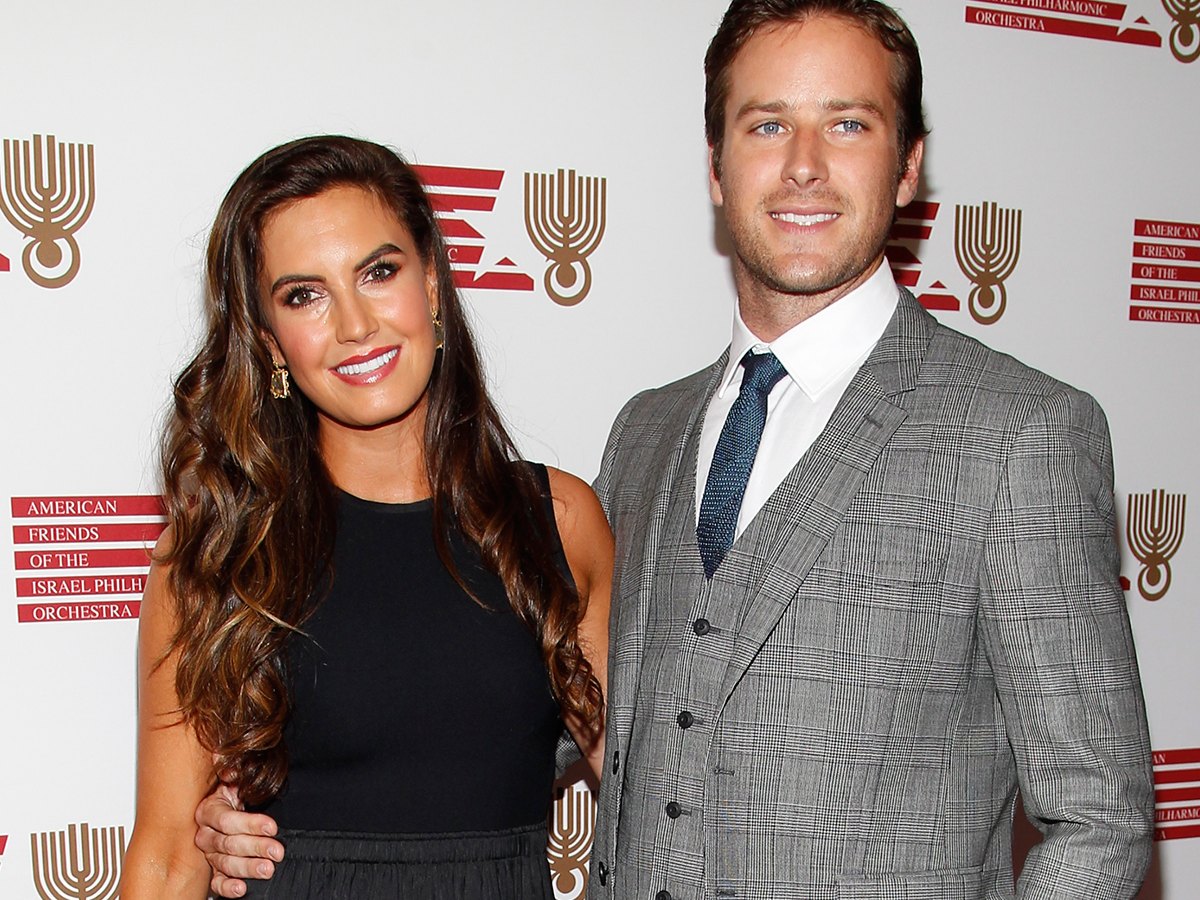 Armie Hammer and his wife Elizabeth Chambers
