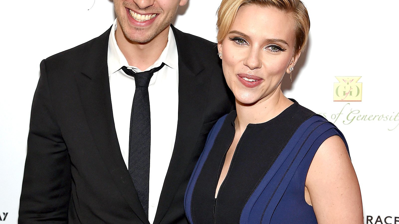 Hunter and Scarlett Johansson at Hudson Terrace on Nov. 18, 2014.