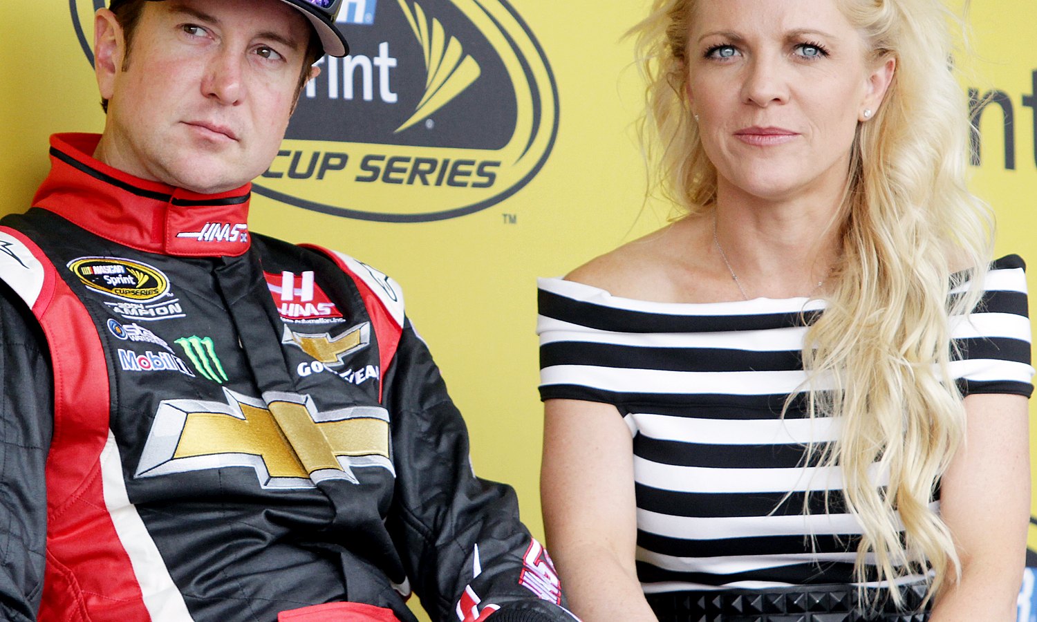 NASCAR driver Kurt Busch and Patricia Driscoll