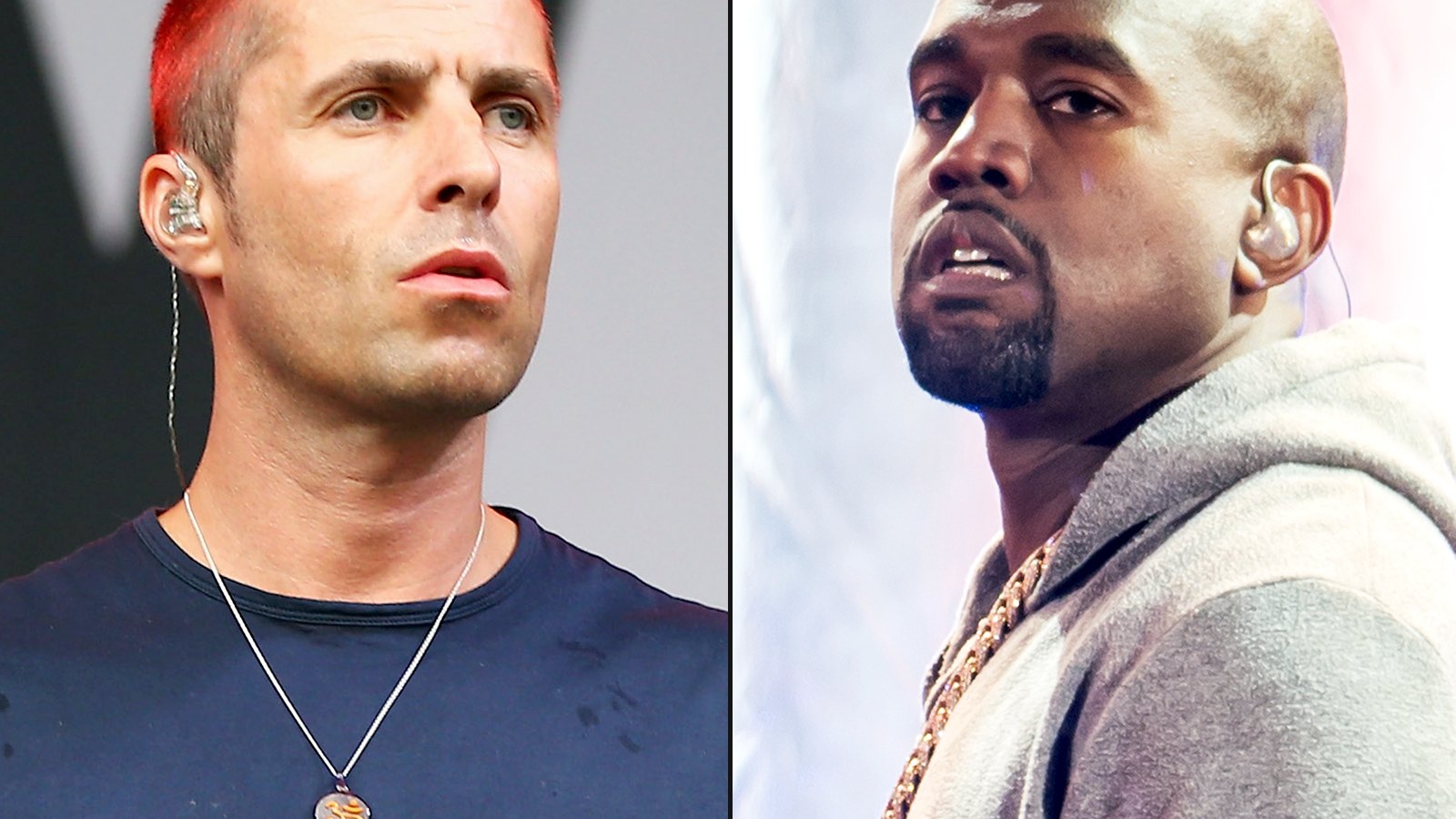 Liam Gallagher and Kanye West