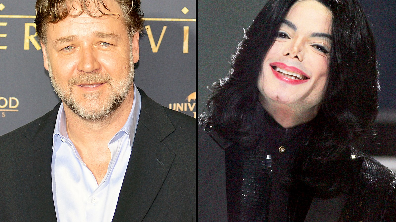 Russell Crowe and Michael Jackson