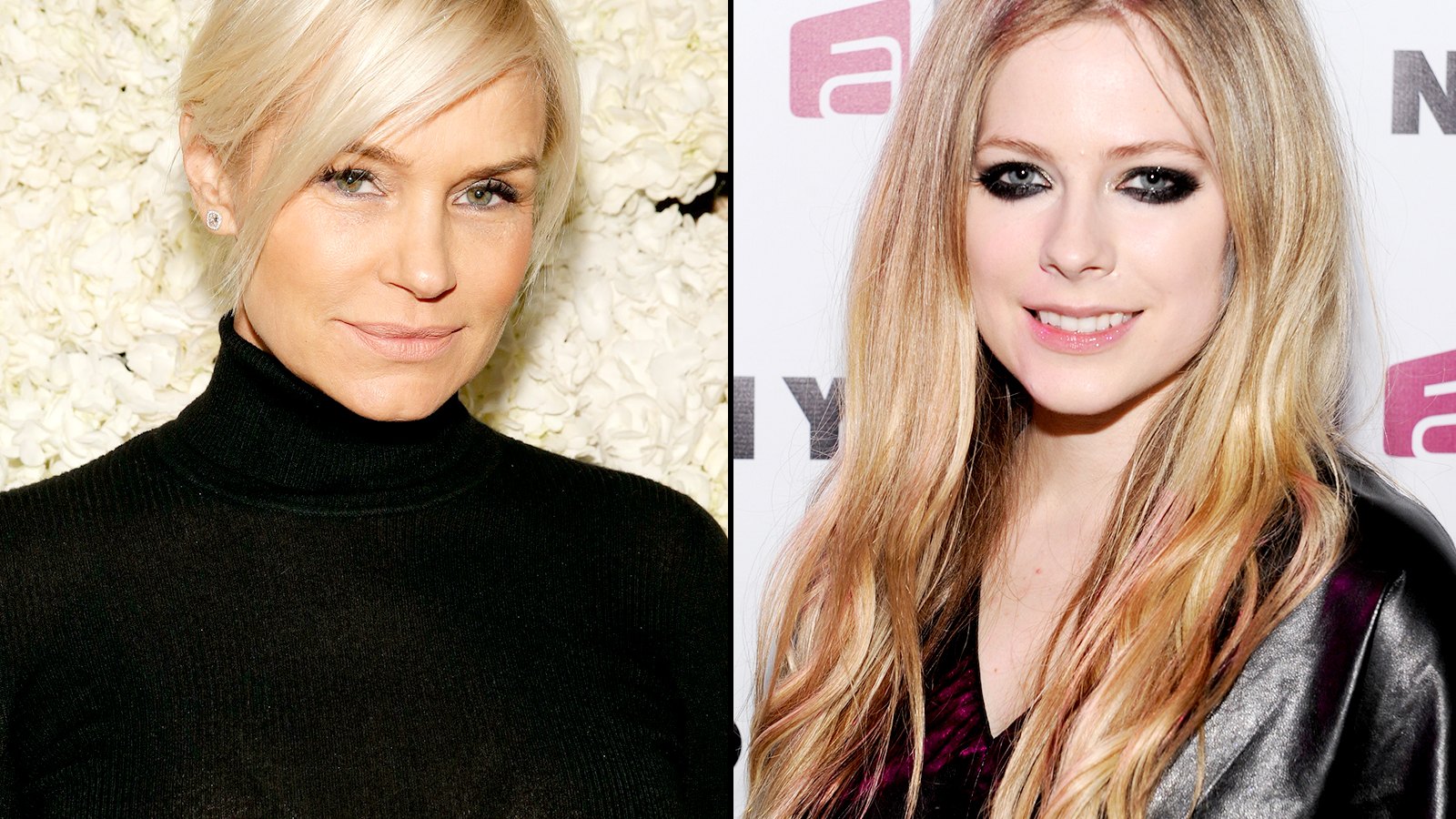 Yolanda Foster and Avril Lavigne