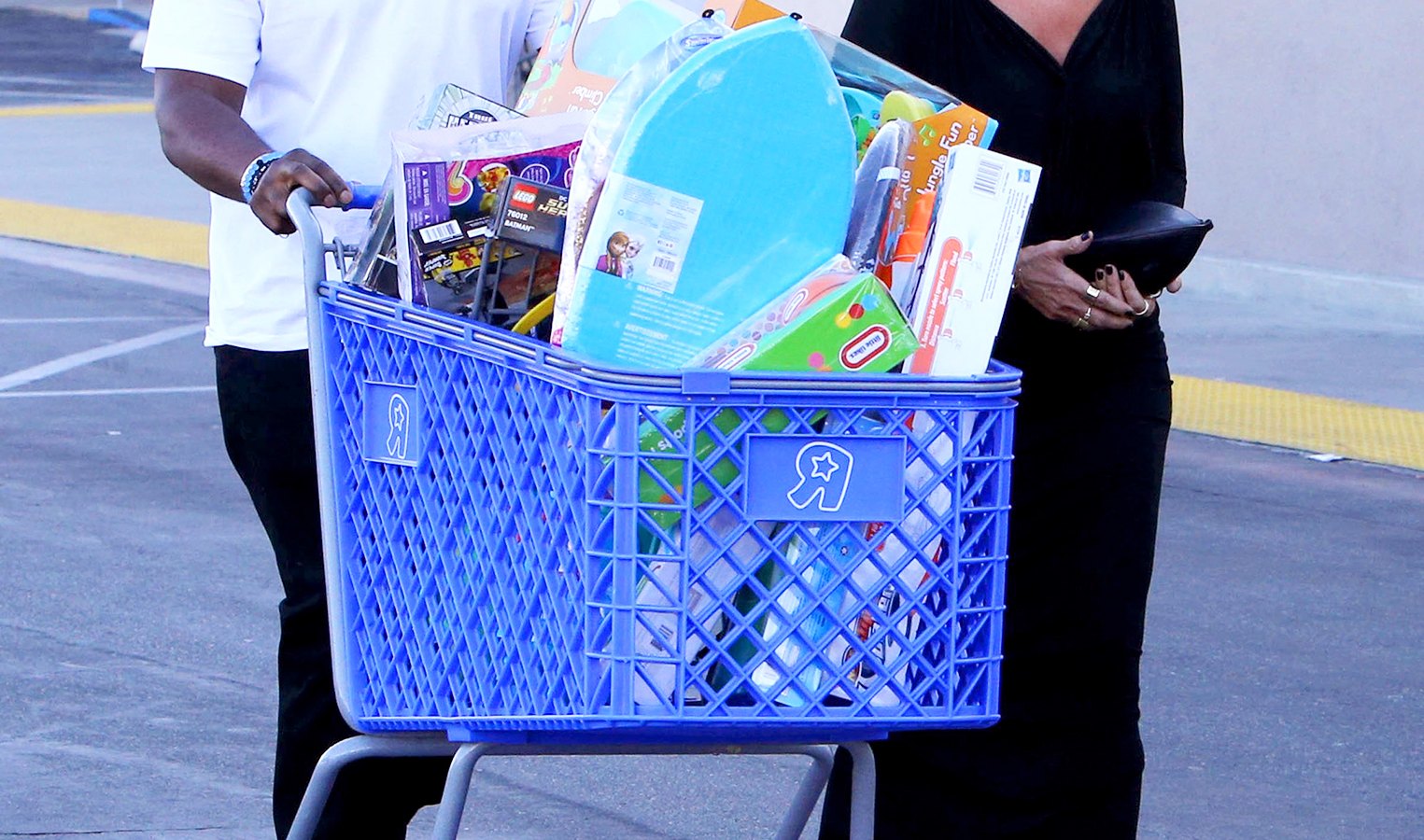 Kris Jenner & Corey Gamble shopping