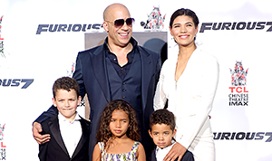 Vin Diesel Brings Family to Hollywood Handprint Ceremony: Cute Photos