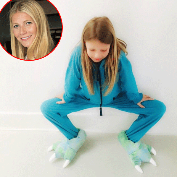 Gwyneth Paltrow goofed around with daughter Apple rather than attend t