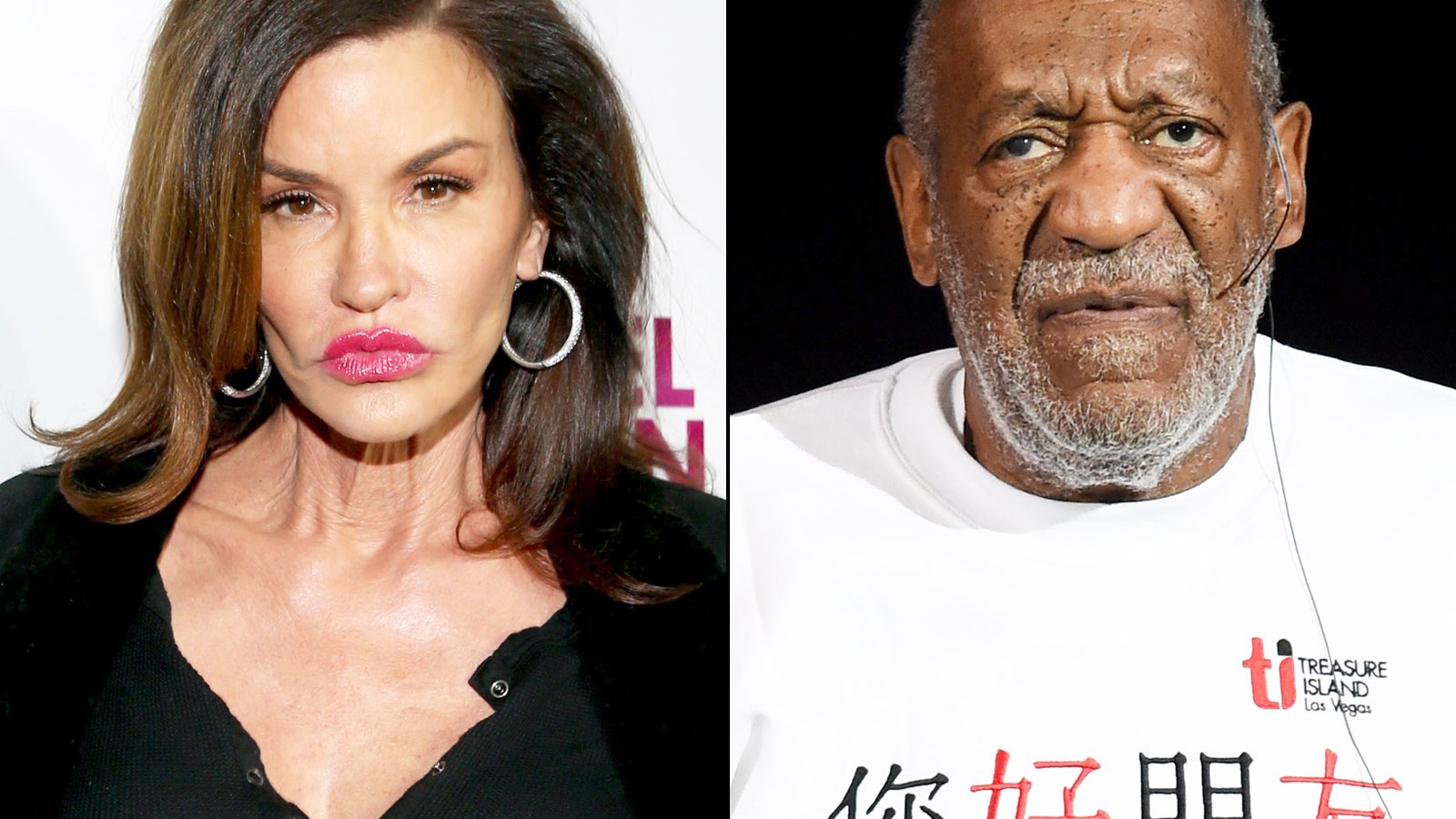 Janice Dickinson and Bill Cosby