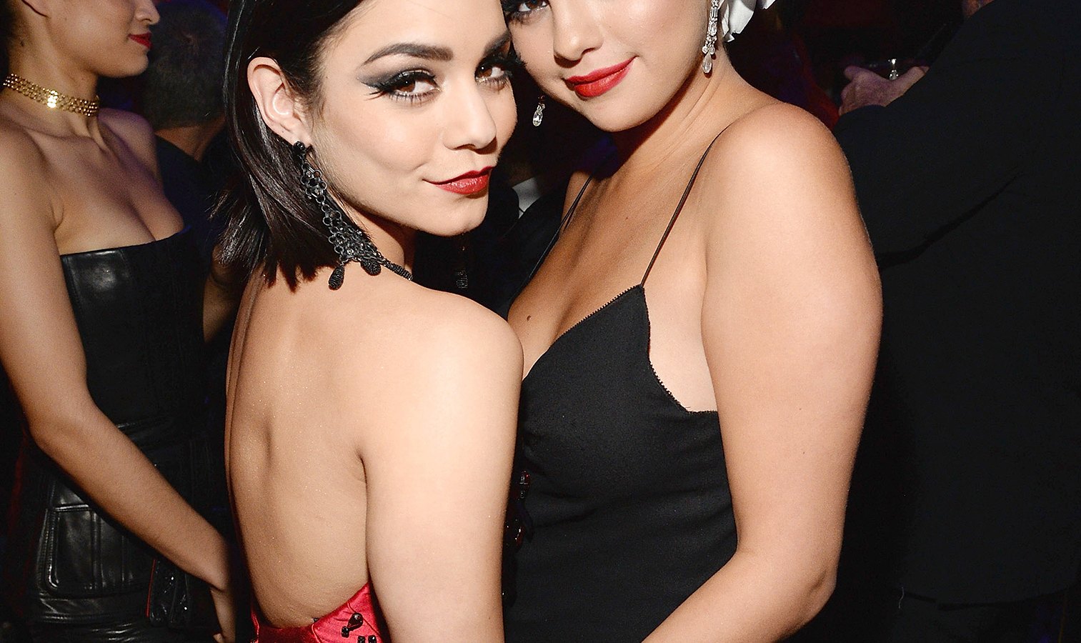 Vanessa Hudgens and Selena Gomez at the Met Gala afterparty