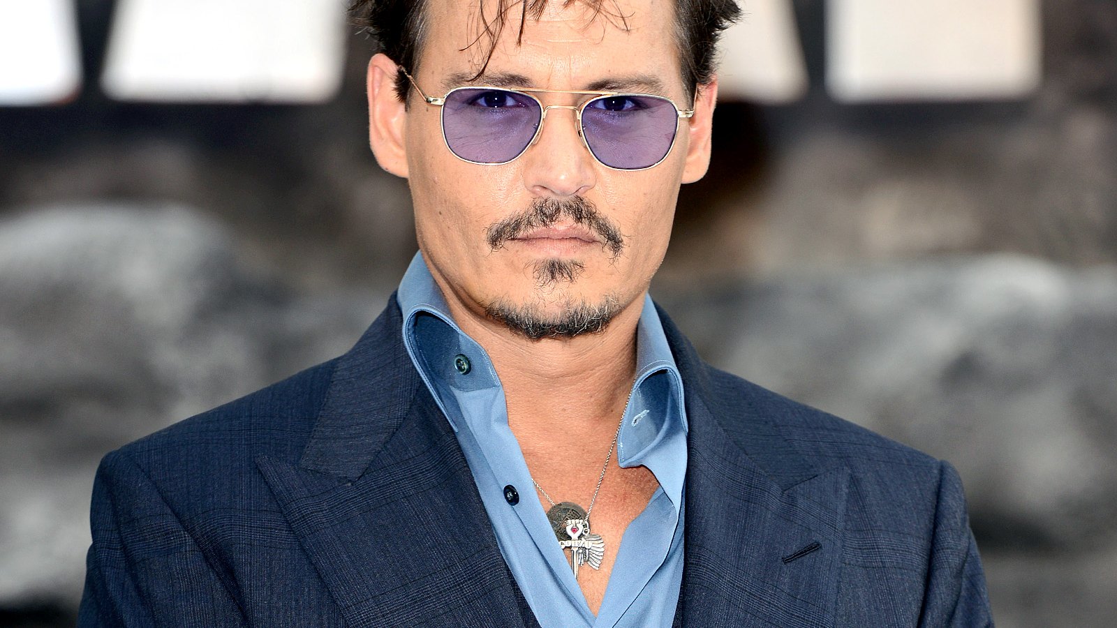 Johnny Depp attends the UK Premiere of 'The Lone Ranger'