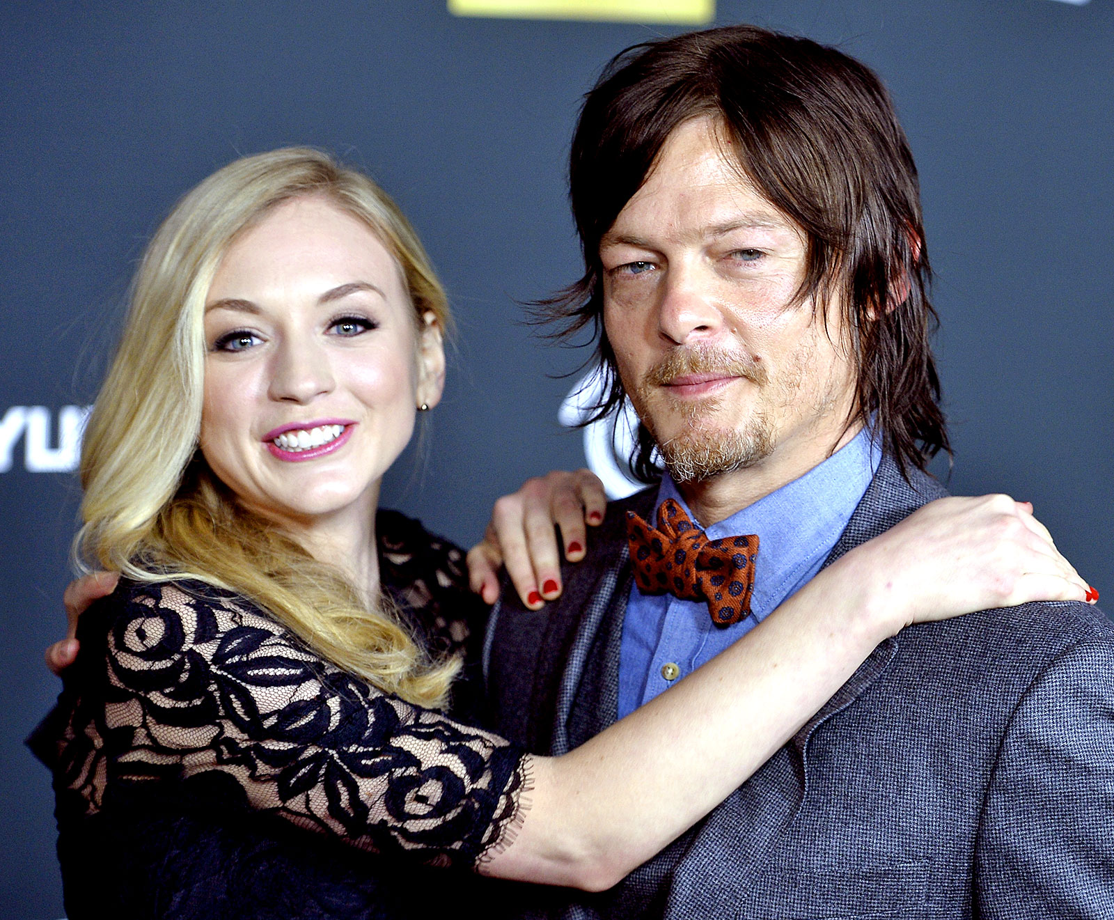 The Walking Dead S Norman Reedus Costar Emily Kinney Are Dating