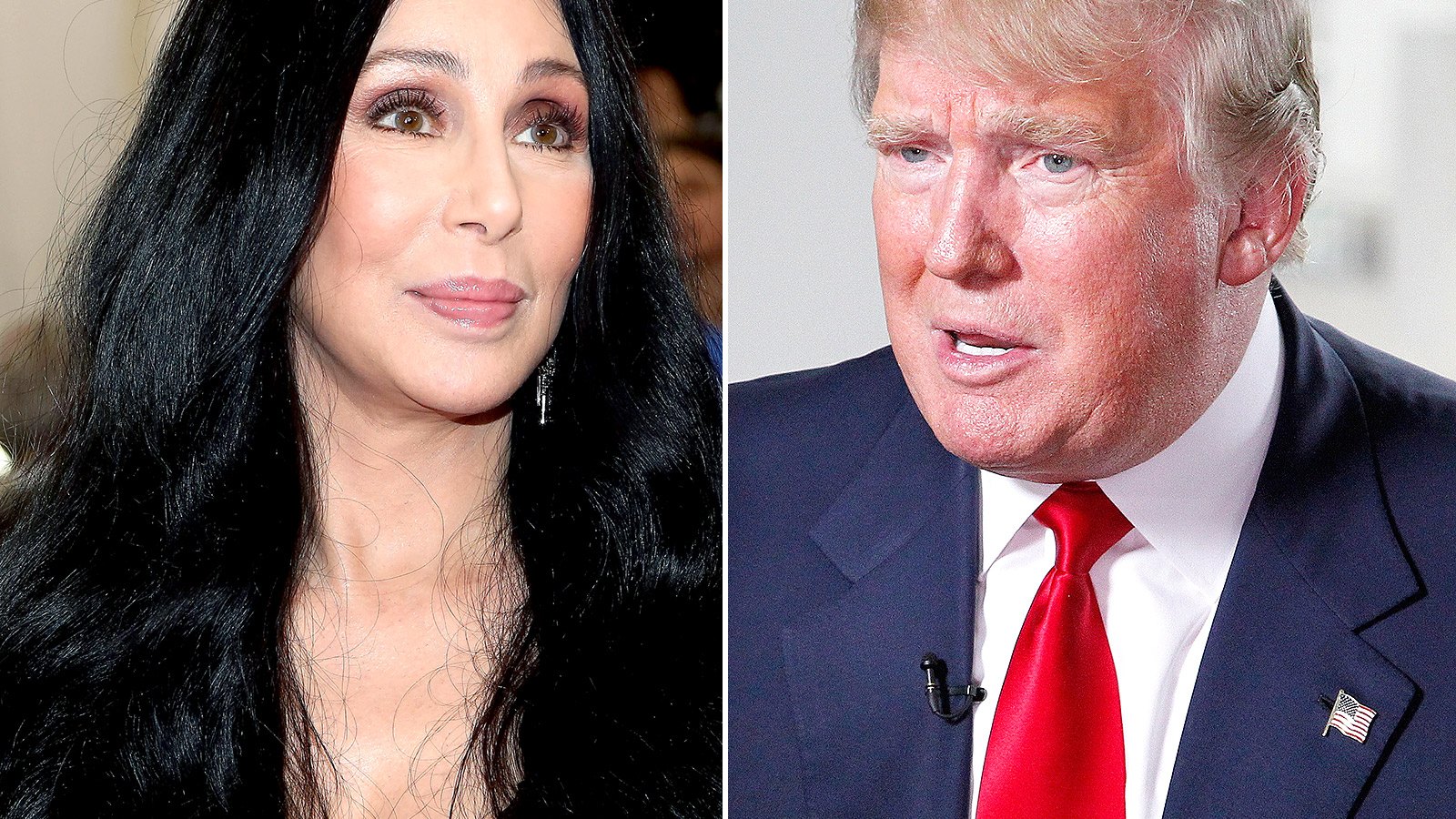 Cher and Donald Trump