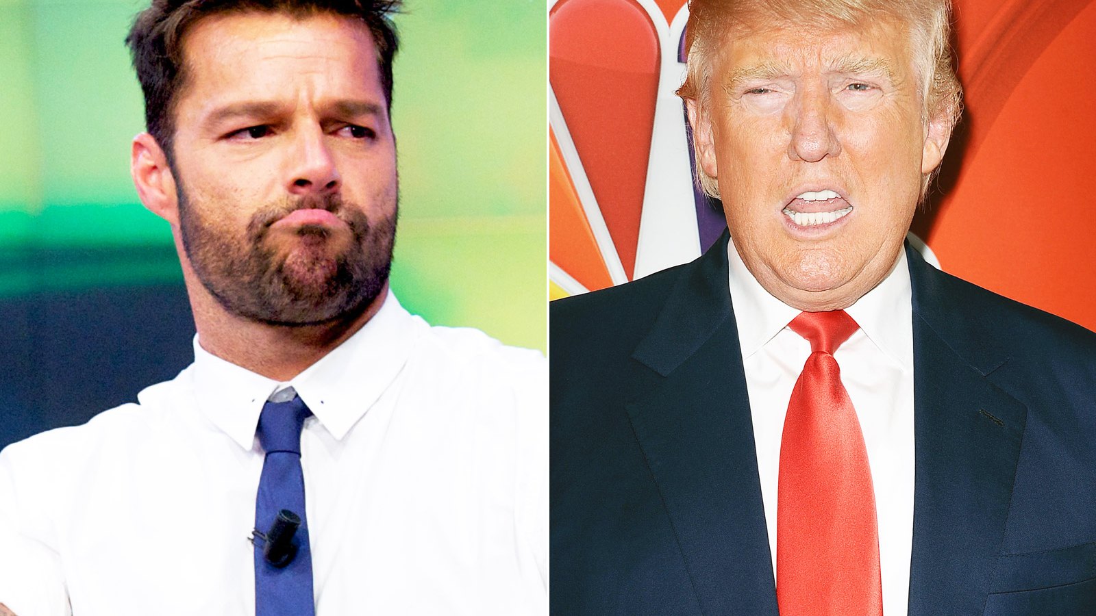 Ricky Martin and Donald Trump