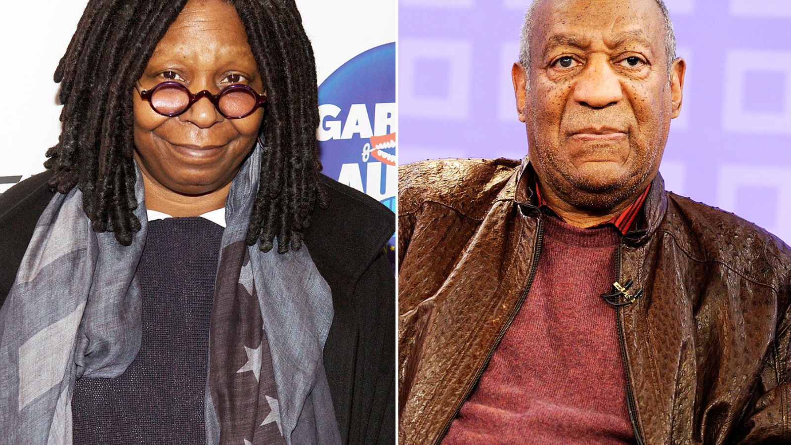 Whoopi Goldberg and Bill Cosby