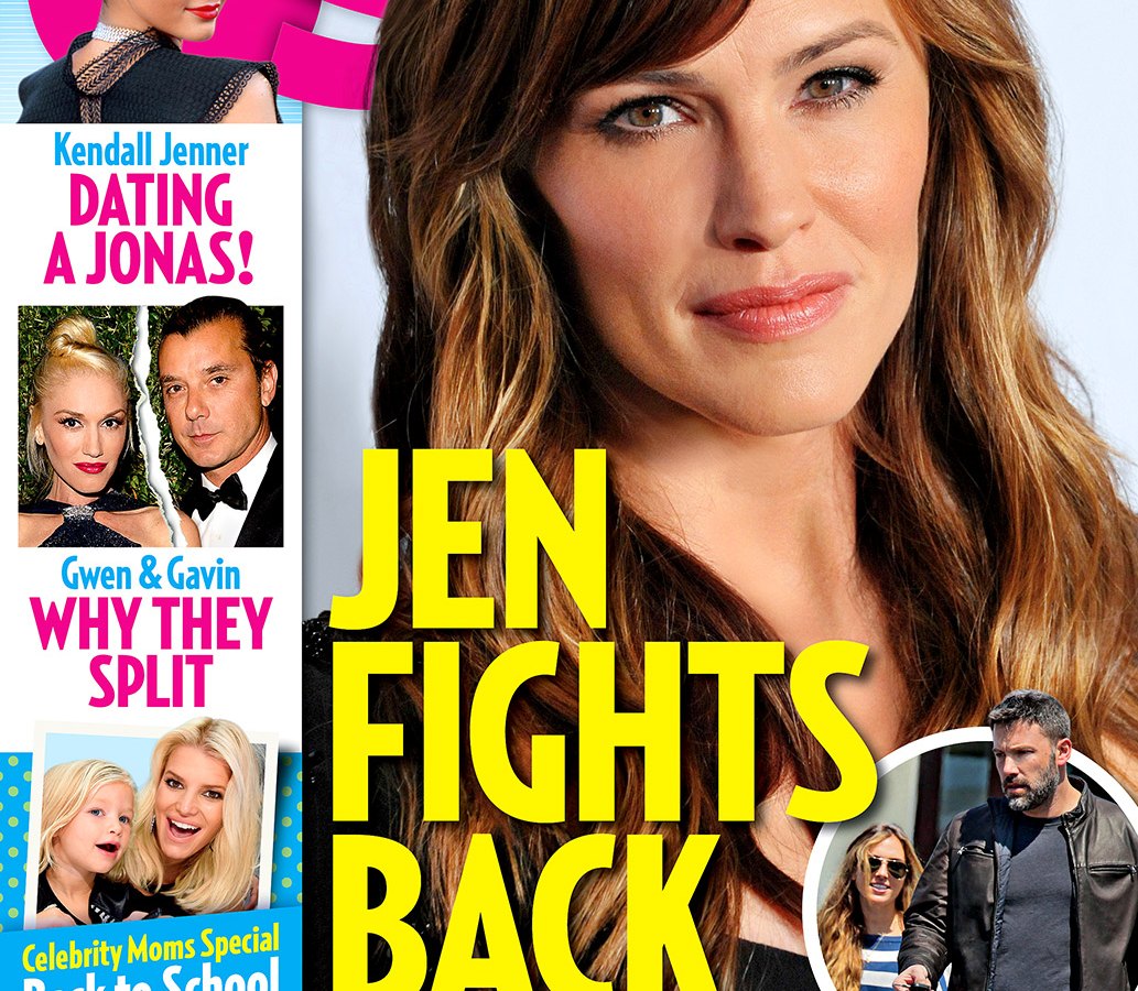 Jennifer Garner on the cover of Us Weekly