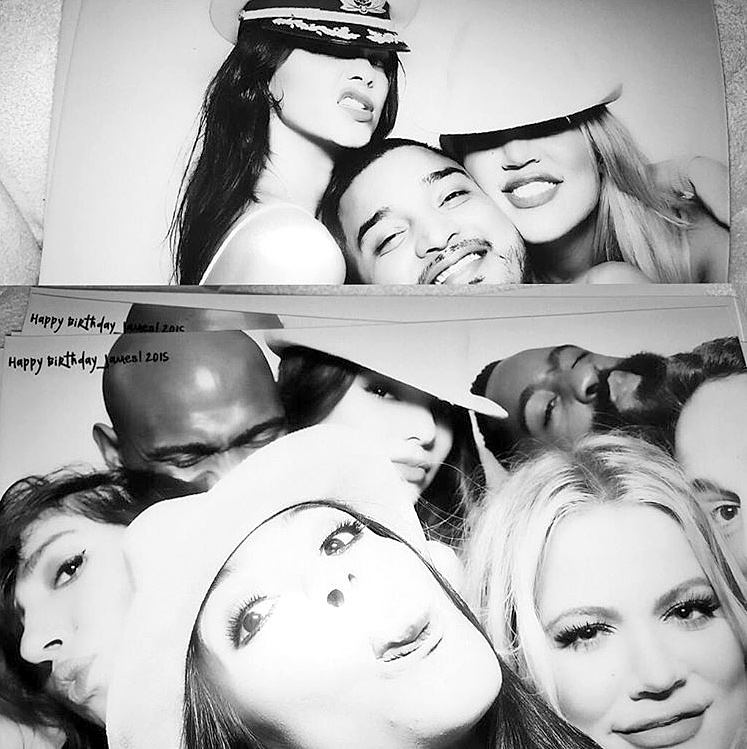 Kim Kardashian, Kylie Jenner and Kendall Jenner at a White Party