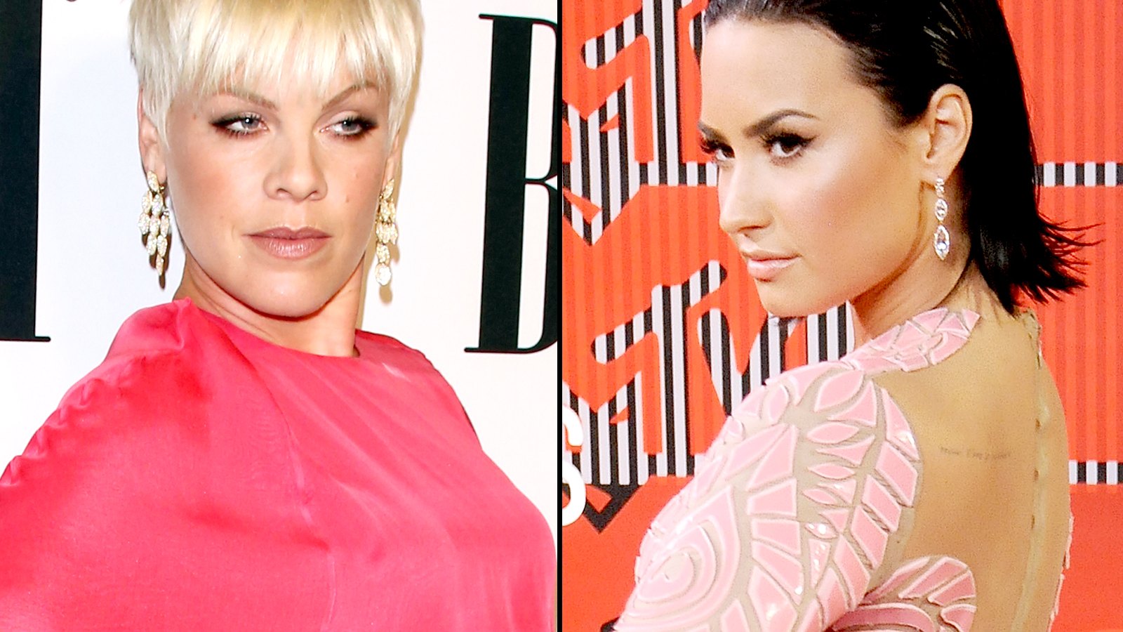 Pink and Demi Lovato