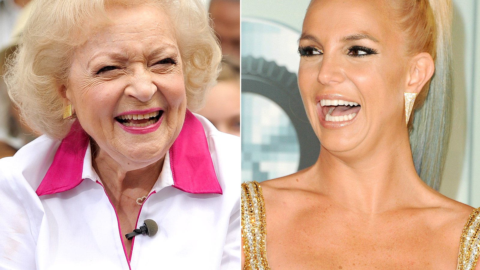 Betty White and Britney Spears