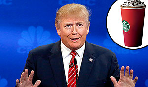 Donald Trump Suggests Boycotting Starbucks Over Red Cup Controversy