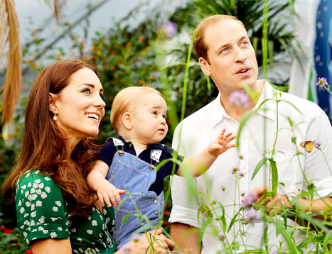 Kate Middleton, Prince George and Prince William