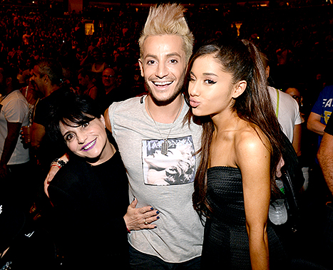 Ariana, Frankie, and their mom at Madonna