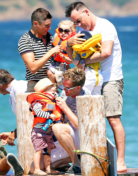 Neil Patrick Harris and Elton John's Family Vacation