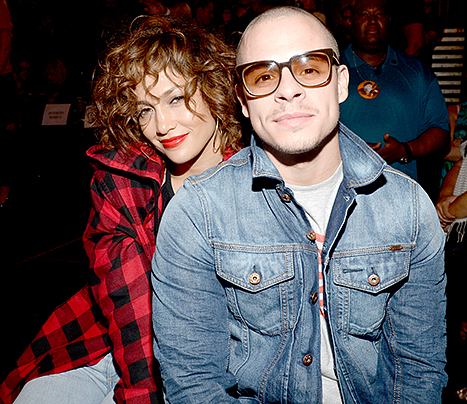 Jennifer Lopez and Casper Smart at Madonna