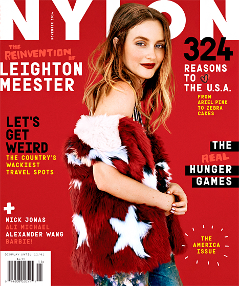 Leighton Meester Nylon Cover