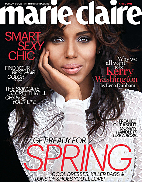 Kerry Washington Marie Claire cover