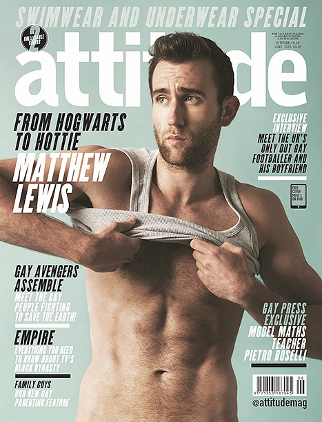 Matthew Lewis Attitude cover