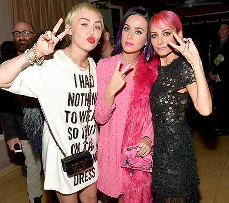 Katy Perry, Miley Cyrus, Nicole Richie