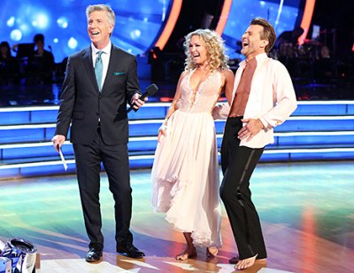 Robert Herjavec, Kym Johnson Explain That Shocking Kiss on DWTS