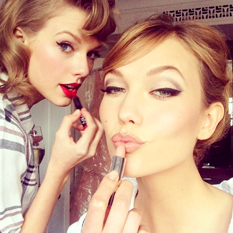 Taylor Swift and Karlie Kloss
