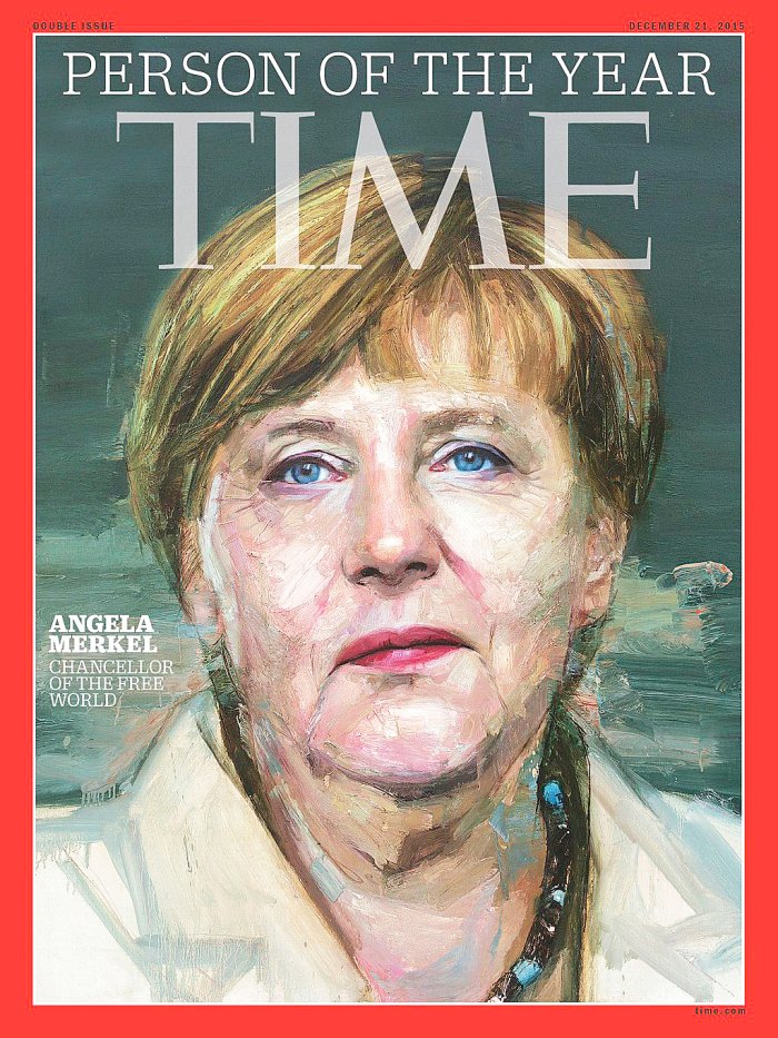 Angela Merkel was chosen as Time magazine's Person of the Year.