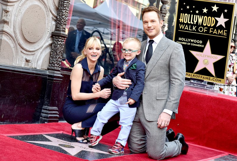 Chris Pratt, Anna Faris and son Jack