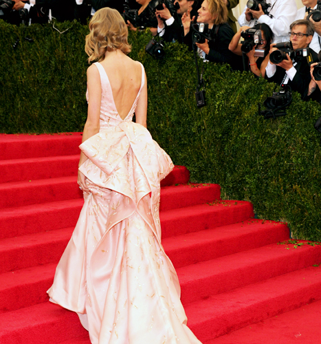 Taylor Swift Met Gala Back of Dress