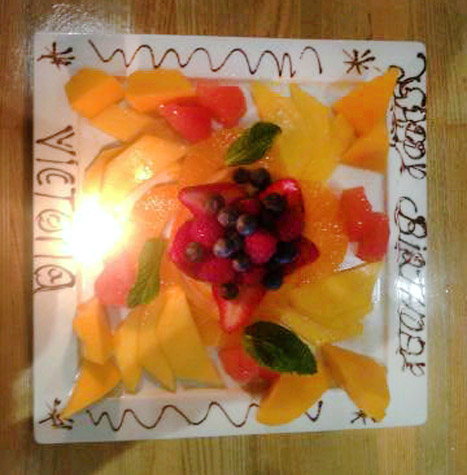 Victoria Beckham's Birthday Fruit